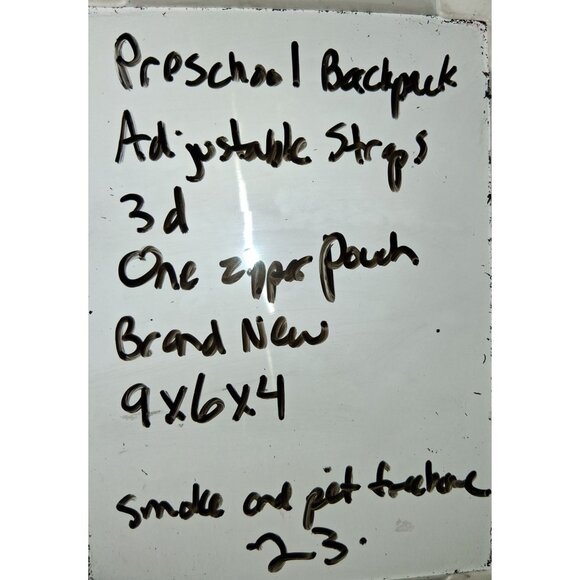 Childsize Handmade Elephant Backpack Woven Multicolor Stripes Yellow Paws - Picture 9 of 9